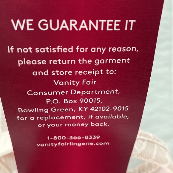 NWT Vanity Fair womens bra - SIZE 36C - Picture 11 of 12